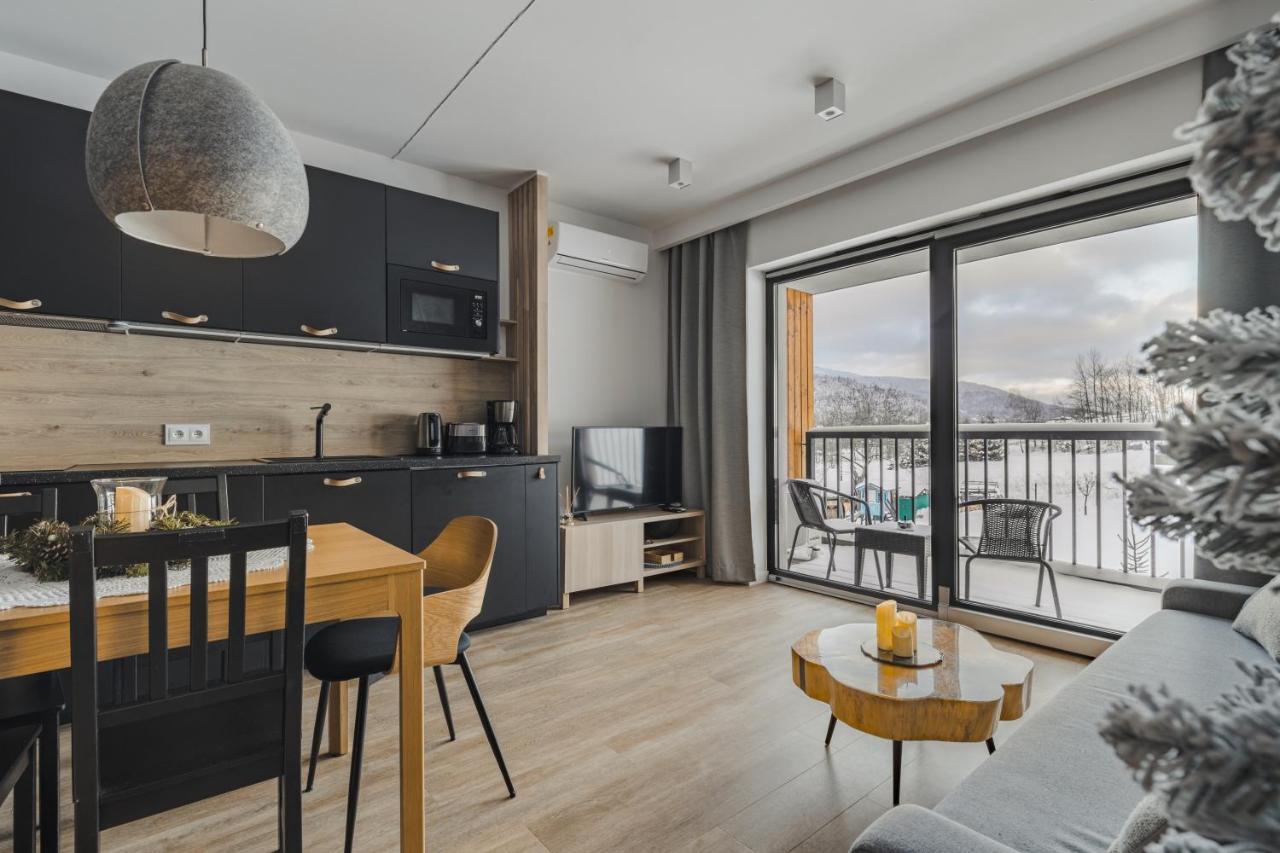 Szczyrk Ptasie Apartamenty NOWOŚĆ z widokiem na góry Exterior foto